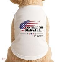I DonT Really Care Margaret American Flag Jd Vance Doggie Tank thumb 0
