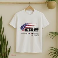 I DonT Really Care Margaret American Flag Jd Vance T-Shirt thumb 2