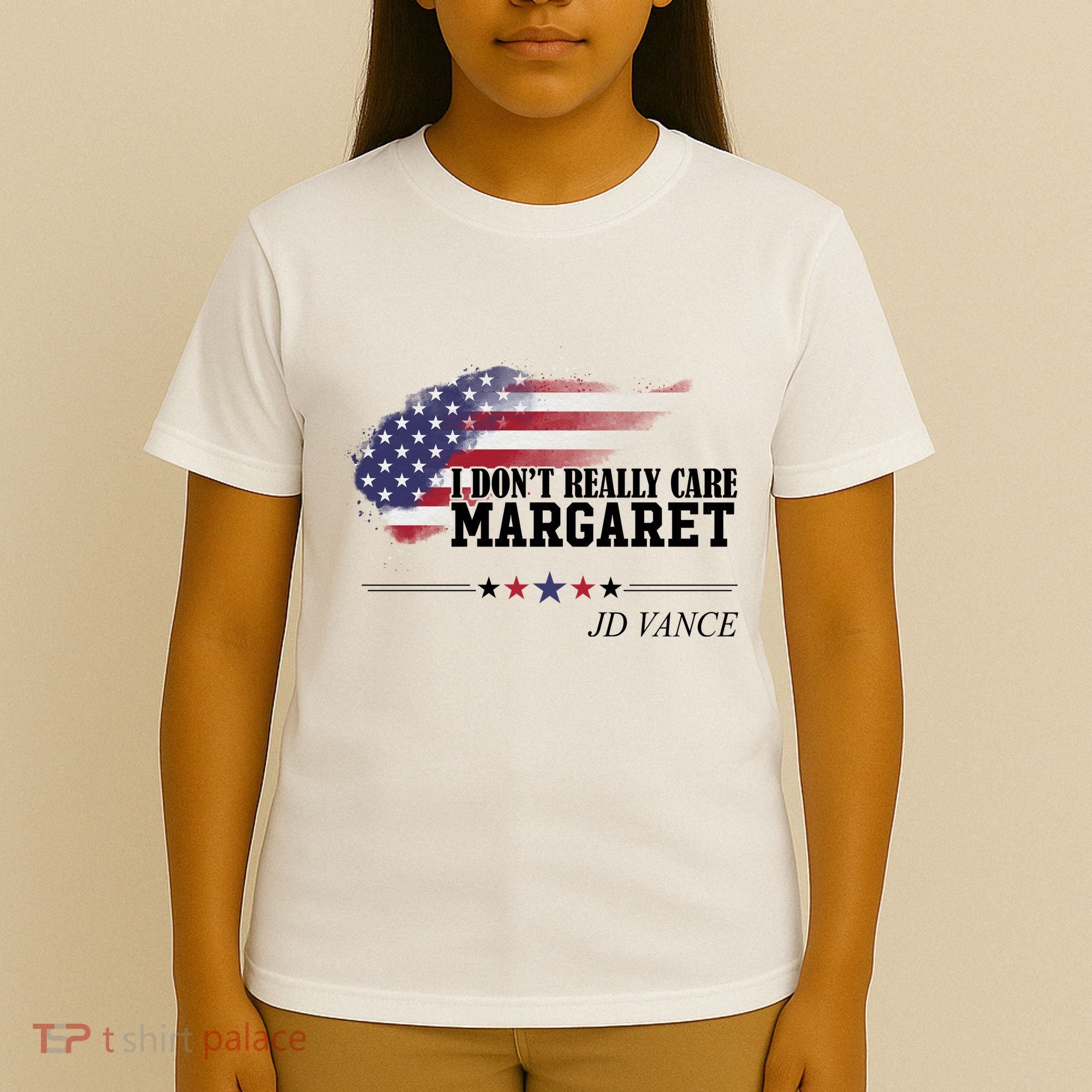 I DonT Really Care Margaret American Flag Jd Vance T-Shirt
