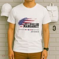 I DonT Really Care Margaret American Flag Jd Vance T-Shirt thumb 6