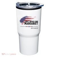 I DonT Really Care Margaret American Flag Jd Vance Tumbler thumb 0