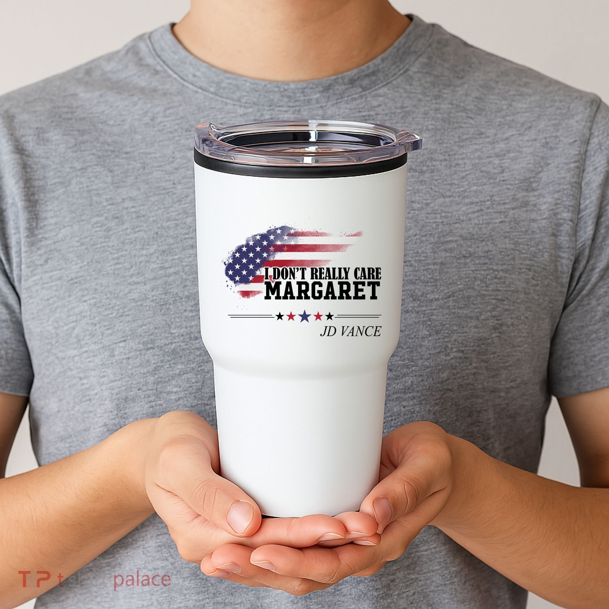 I DonT Really Care Margaret American Flag Jd Vance Tumbler