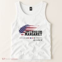 I DonT Really Care Margaret American Flag Jd Vance Tank Top thumb 2