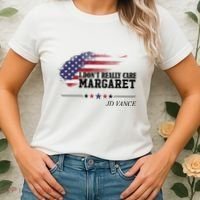 I DonT Really Care Margaret American Flag Jd Vance Women's T-Shirt thumb 2