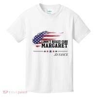 I DonT Really Care Margaret American Flag Jd Vance Kids T-Shirt thumb 0
