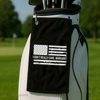 I DonT Really Care Margaret Golf Towel thumb 2