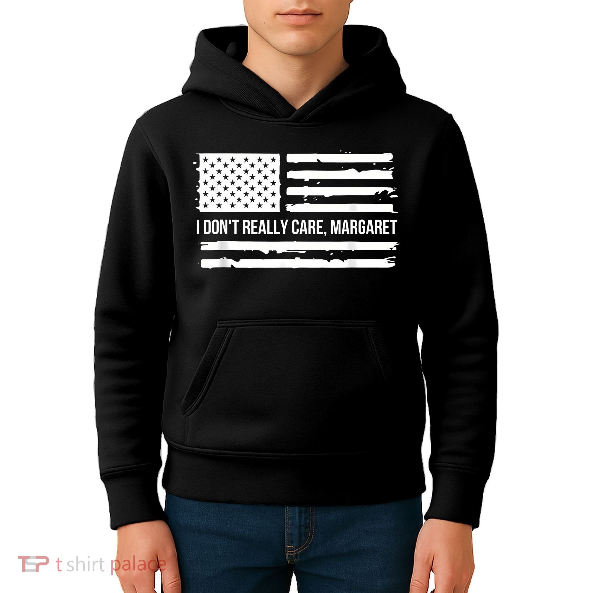 I DonT Really Care Margaret Kids Hoodie