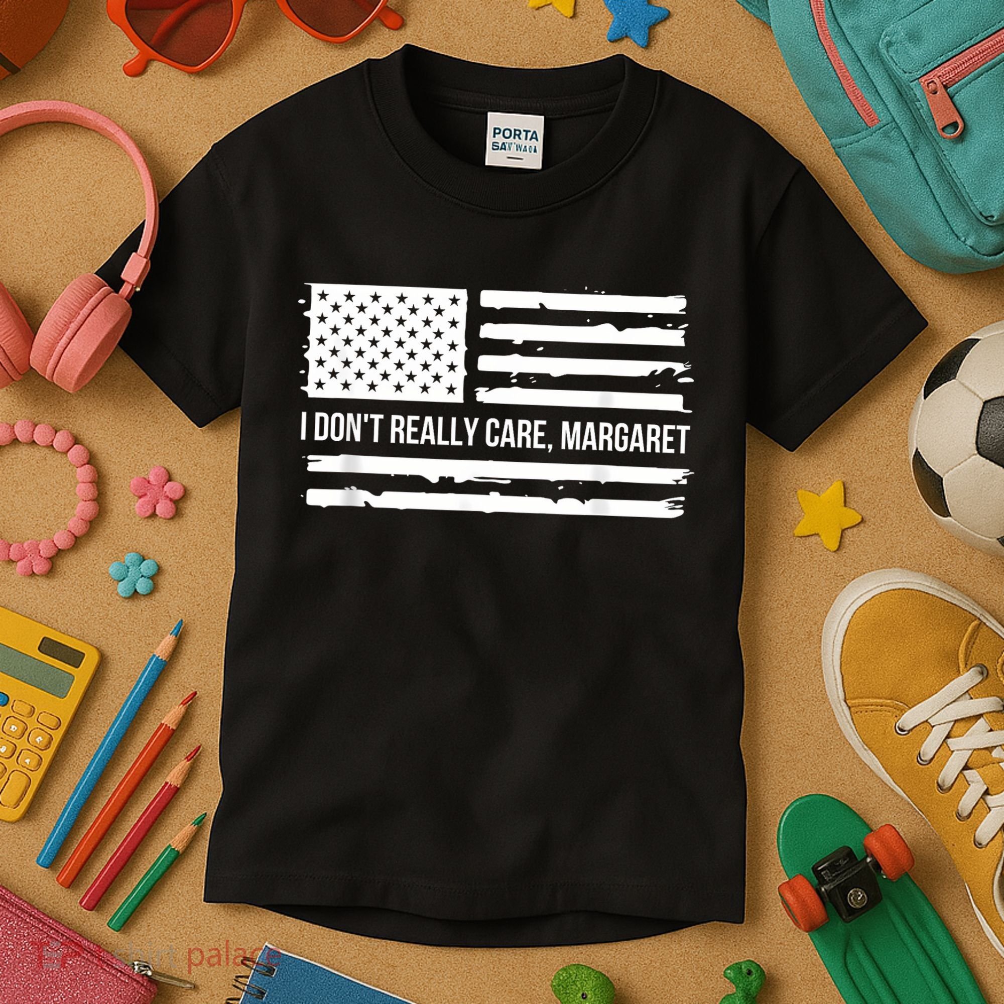 I DonT Really Care Margaret Kids T-Shirt