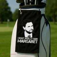 I Dont Really Care Margaret Minimalist Jd Vance Golf Towel thumb 2