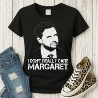 I Dont Really Care Margaret Minimalist Jd Vance Women's T-Shirt thumb 3