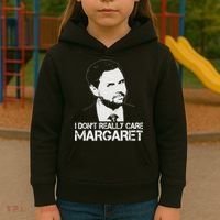 I Dont Really Care Margaret Minimalist Jd Vance Kids Hoodie thumb 3