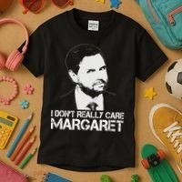 I Dont Really Care Margaret Minimalist Jd Vance Kids T-Shirt thumb 3