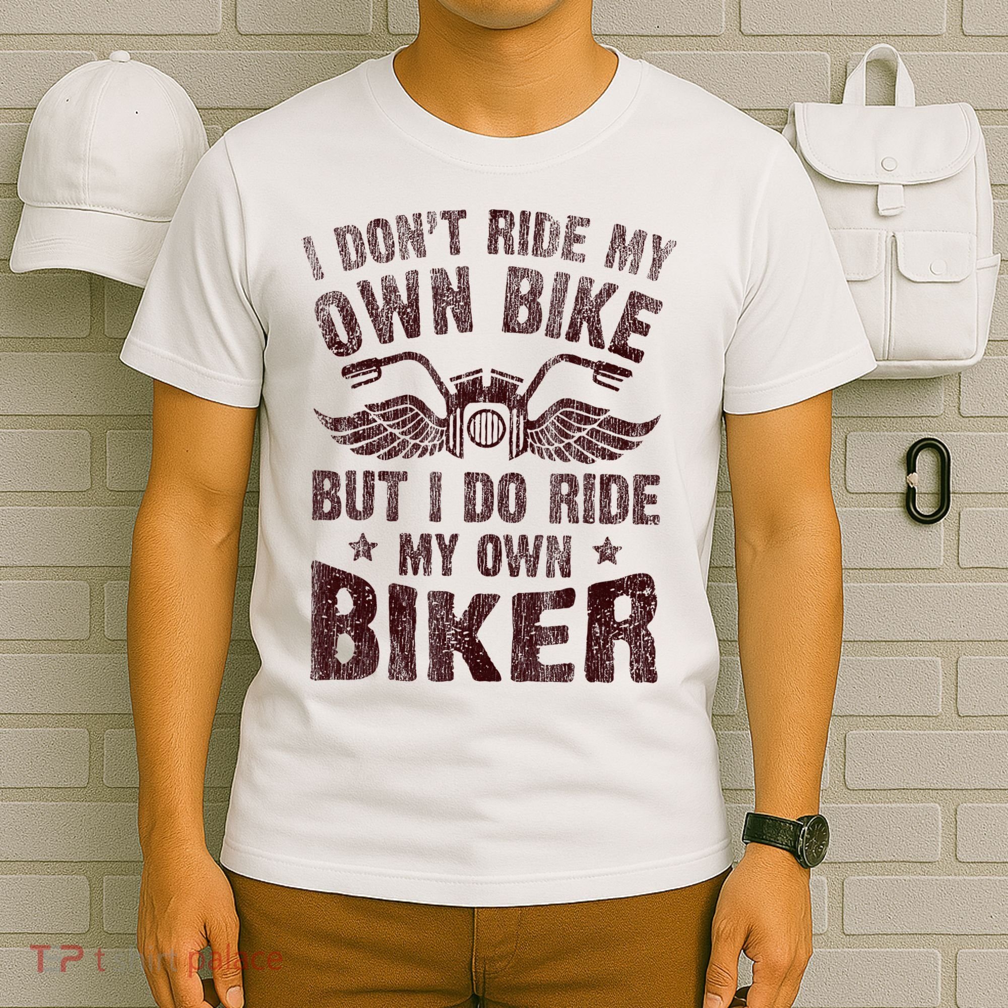 I Dont Ride My Own Bike But I Do Ride My Own Biker Retro T-Shirt