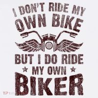 I Dont Ride My Own Bike But I Do Ride My Own Biker Retro Women's Hoodie thumb 2