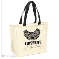 I Dissent Rbg Ruth Bader Ginsburg Rights Equality Tote Bag thumb 2