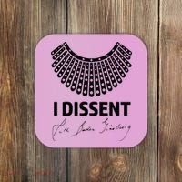 I Dissent Rbg Ruth Bader Ginsburg Rights Equality Coaster thumb 0