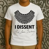 I Dissent Rbg Ruth Bader Ginsburg Rights Equality T-Shirt thumb 3