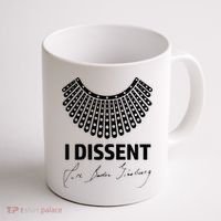 I Dissent Rbg Ruth Bader Ginsburg Rights Equality Coffee Mug thumb 1
