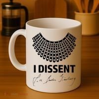 I Dissent Rbg Ruth Bader Ginsburg Rights Equality Coffee Mug thumb 4