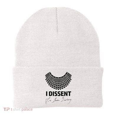 I Dissent Rbg Ruth Bader Ginsburg Rights Equality Beanie