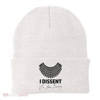 I Dissent Rbg Ruth Bader Ginsburg Rights Equality Beanie thumb 0