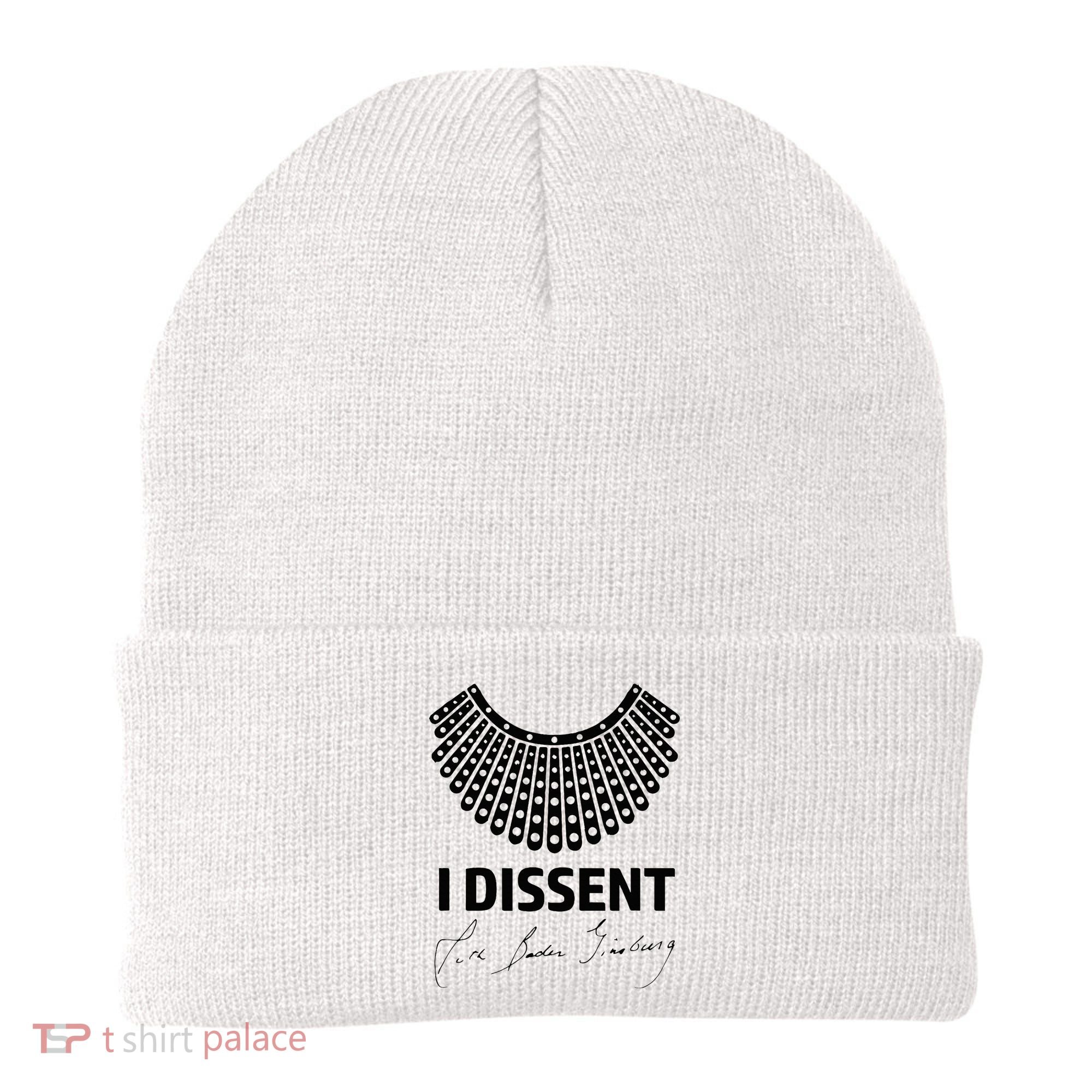 I Dissent Rbg Ruth Bader Ginsburg Rights Equality Beanie