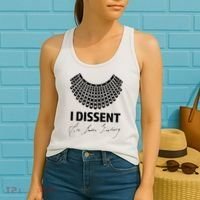 I Dissent Rbg Ruth Bader Ginsburg Rights Equality Women's Tank Top thumb 2