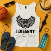 I Dissent Rbg Ruth Bader Ginsburg Rights Equality Tank Top thumb 4