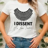 I Dissent Rbg Ruth Bader Ginsburg Rights Equality Women's T-Shirt thumb 2
