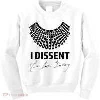 I Dissent Rbg Ruth Bader Ginsburg Rights Equality Kids Sweatshirt thumb 0