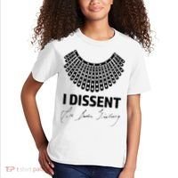 I Dissent Rbg Ruth Bader Ginsburg Rights Equality Kids T-Shirt thumb 2