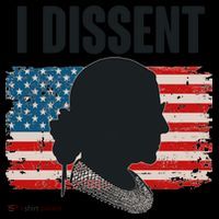 I Dissent Ruth Bader Ginsberg RBG USA American Flag Coffee Mug thumb 5