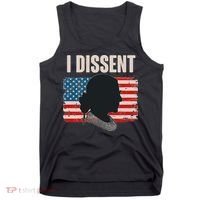 I Dissent Ruth Bader Ginsberg RBG USA American Flag Tank Top thumb 0