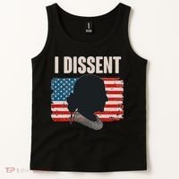 I Dissent Ruth Bader Ginsberg RBG USA American Flag Tank Top thumb 2