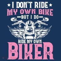 I DonT Ride My Own Bike But I Do Ride My Own Biker Funny Women's Tank Top thumb 5