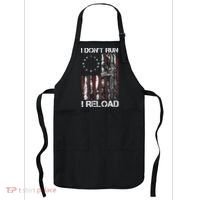 I Don't Run I Reload Gun American Flag Patriots  Apron thumb 0