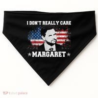 I DonT Really Care Margaret Funny Minimalist Jd Vance USA-Made Doggie Bandana thumb 0