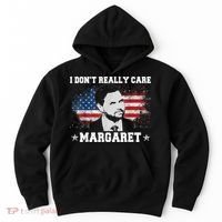 I DonT Really Care Margaret Funny Minimalist Jd Vance Hoodie thumb 0