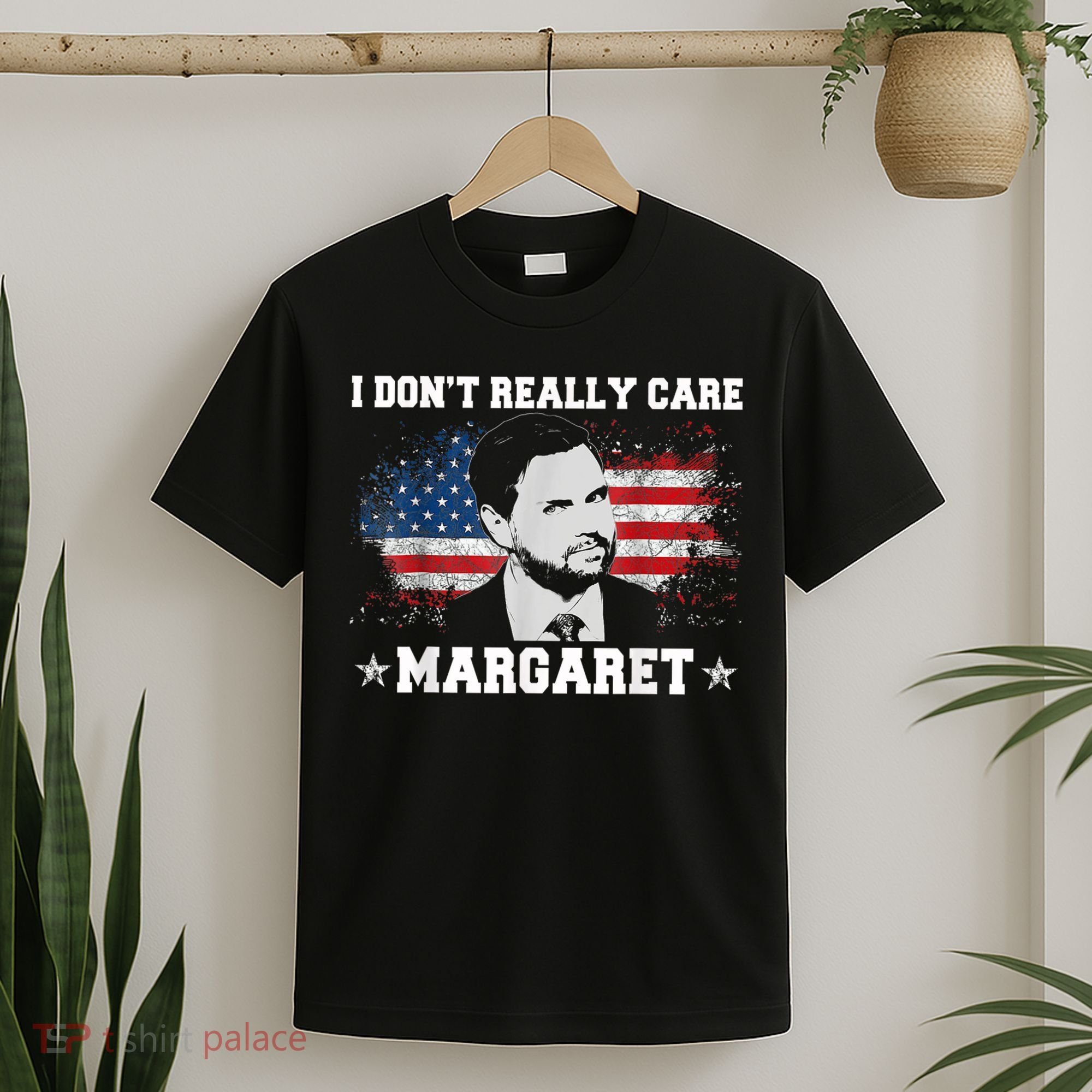 I DonT Really Care Margaret Funny Minimalist Jd Vance T-Shirt