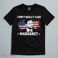 I DonT Really Care Margaret Funny Minimalist Jd Vance T-Shirt thumb 5