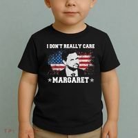 I DonT Really Care Margaret Funny Minimalist Jd Vance Toddler T-Shirt thumb 2