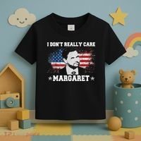 I DonT Really Care Margaret Funny Minimalist Jd Vance Toddler T-Shirt thumb 3