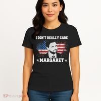 I DonT Really Care Margaret Funny Minimalist Jd Vance Women's T-Shirt thumb 4
