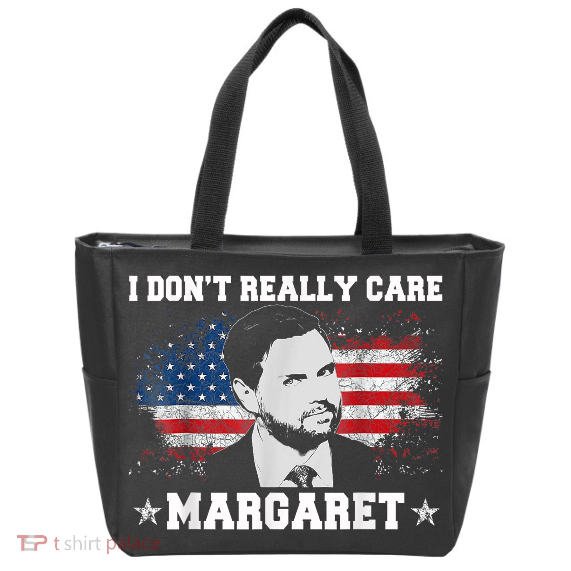 I DonT Really Care Margaret Funny Minimalist Jd Vance Tote Bag