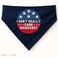 I DonT Really Care Margaret USA-Made Doggie Bandana thumb 0