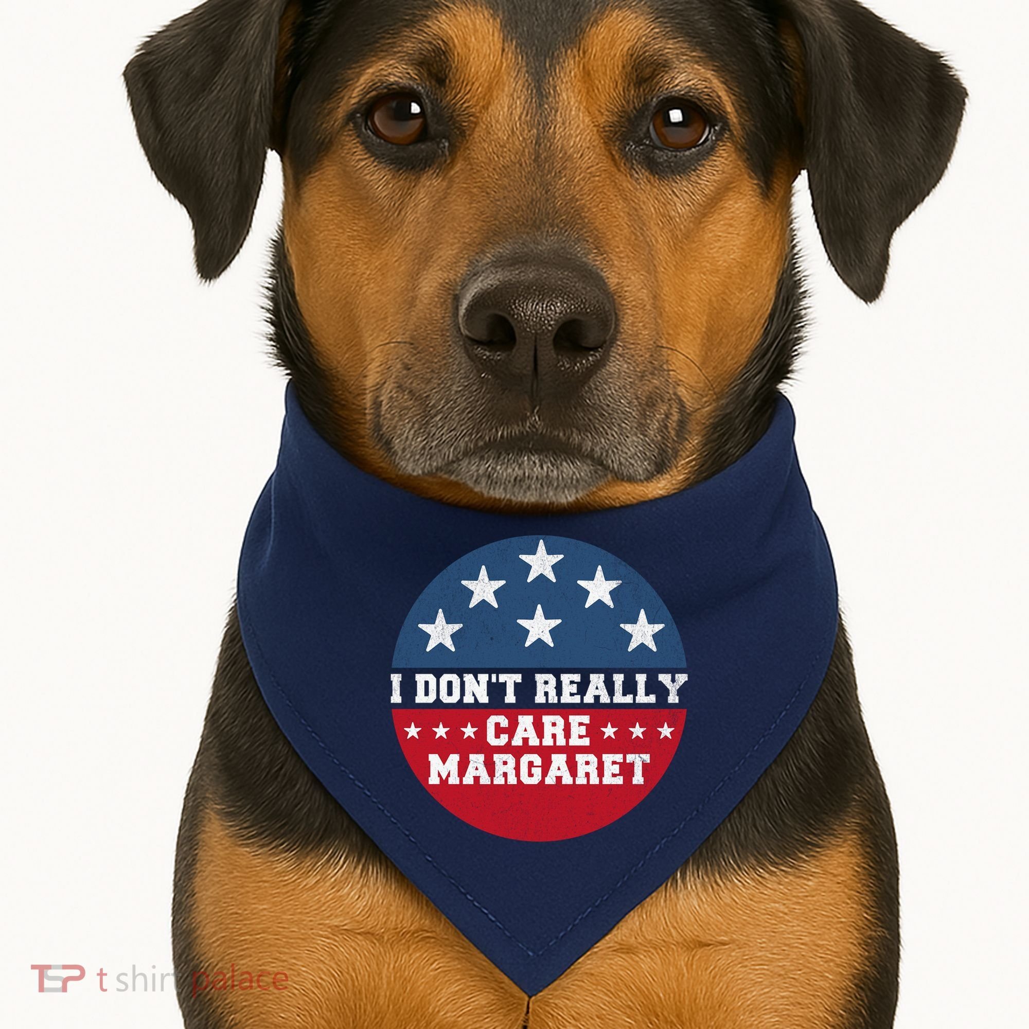 I DonT Really Care Margaret USA-Made Doggie Bandana