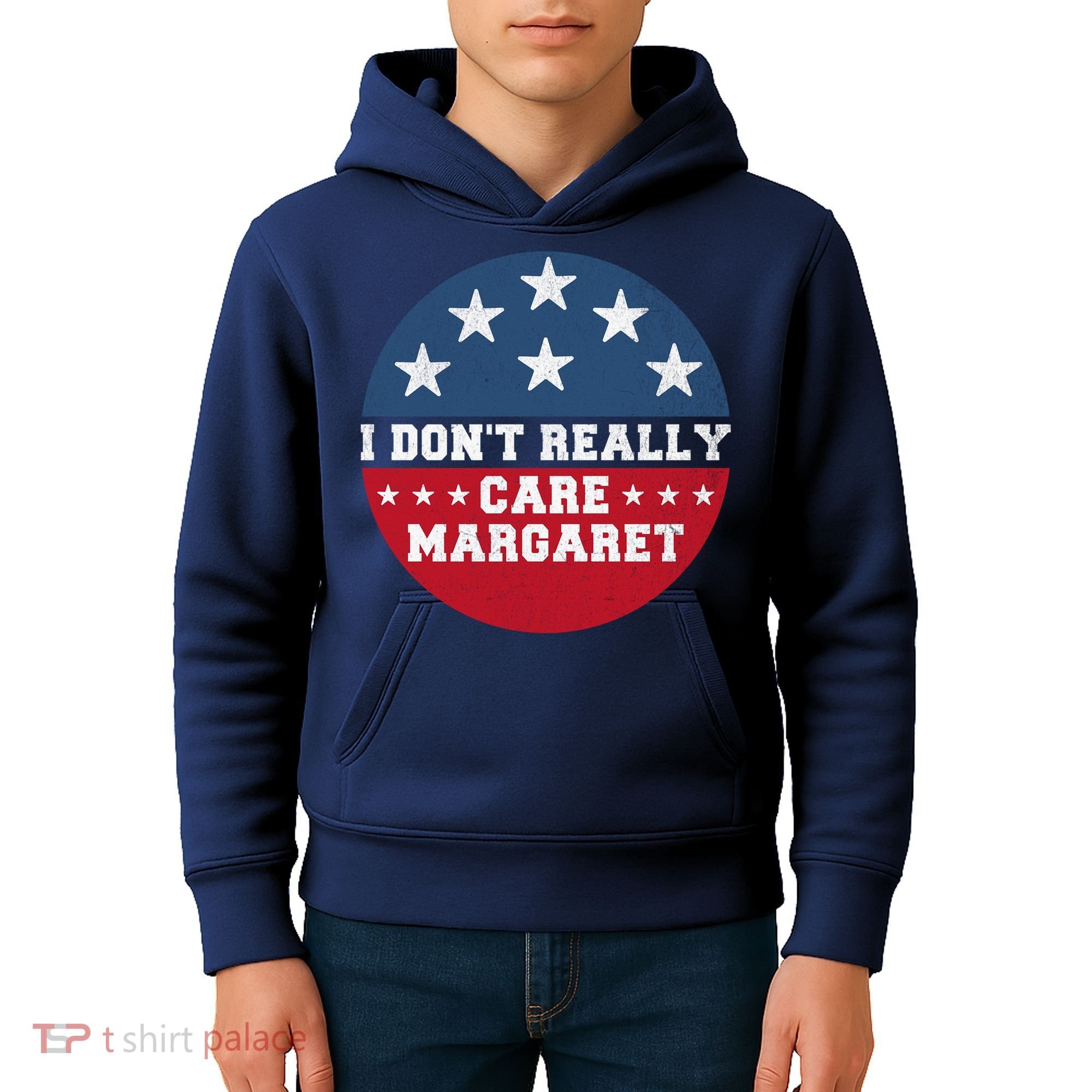 I DonT Really Care Margaret Kids Hoodie