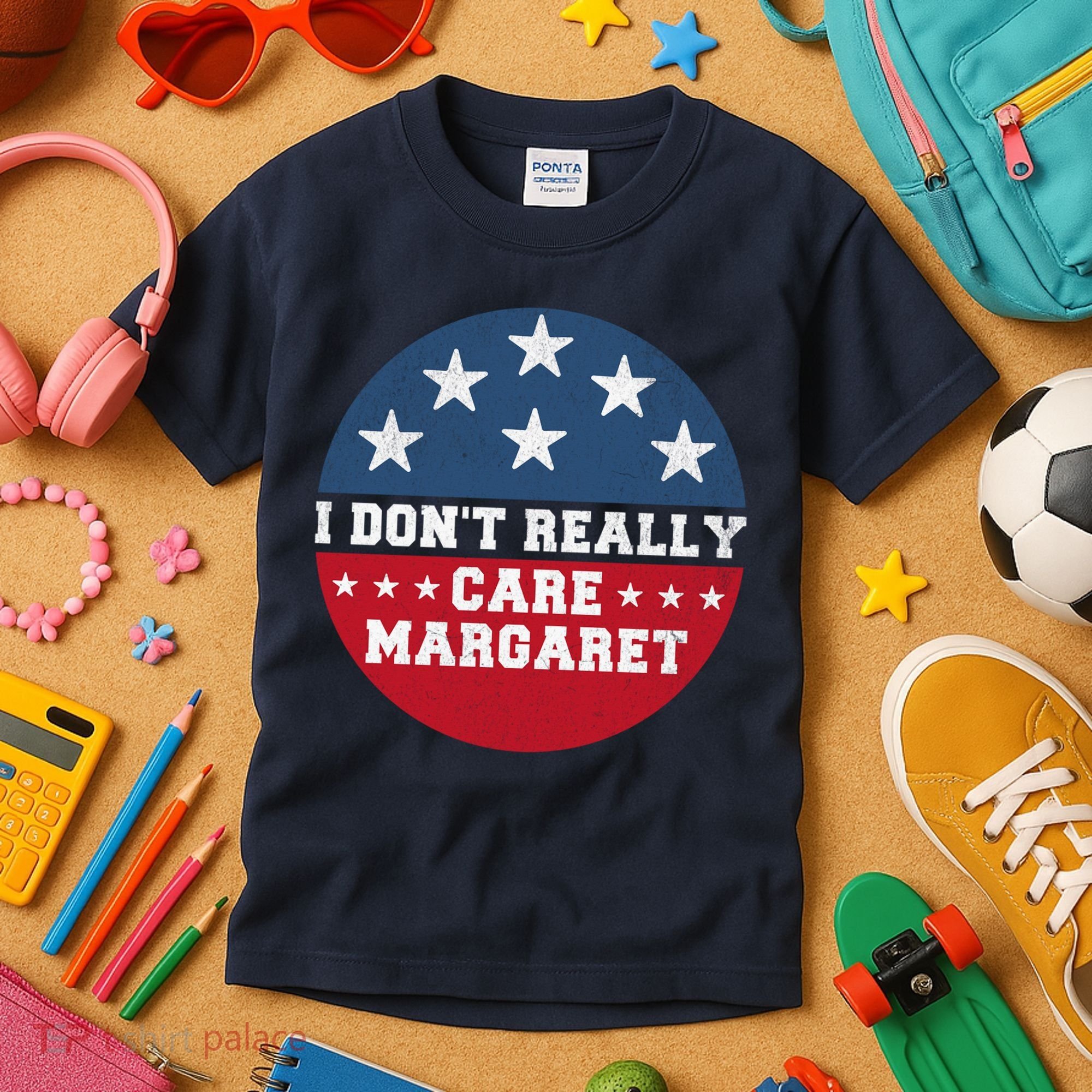 I DonT Really Care Margaret Kids T-Shirt