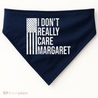 I DonT Really Care Margaret USA-Made Doggie Bandana thumb 0
