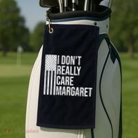 I DonT Really Care Margaret Golf Towel thumb 2